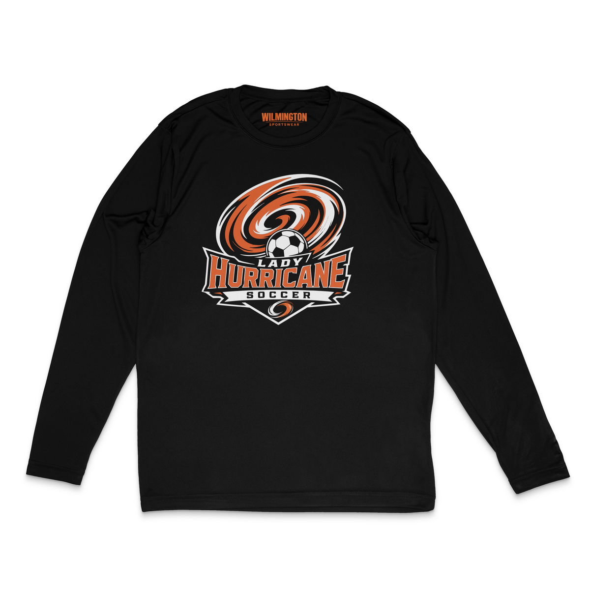 Lady Cane Soccer Long Sleeve Athletic Tee (UNISEX)